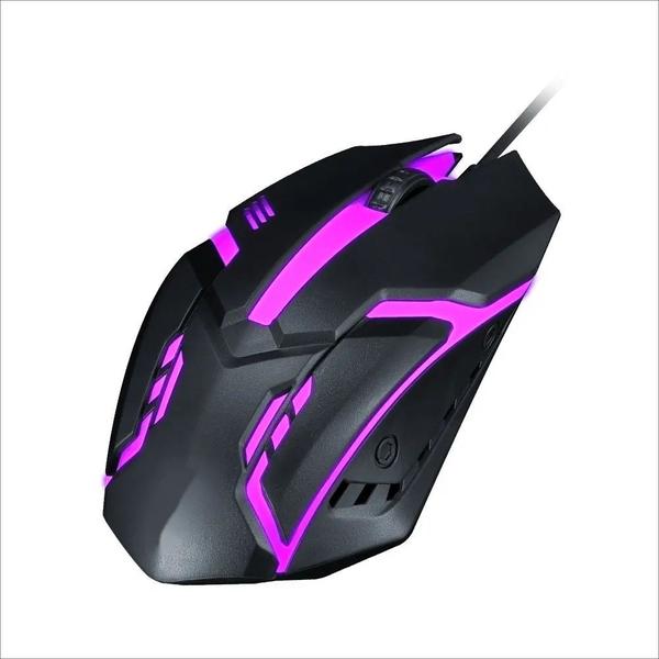 Imagem de Mouse gamer ko com fio para computador luz rgb mbtech gb4470