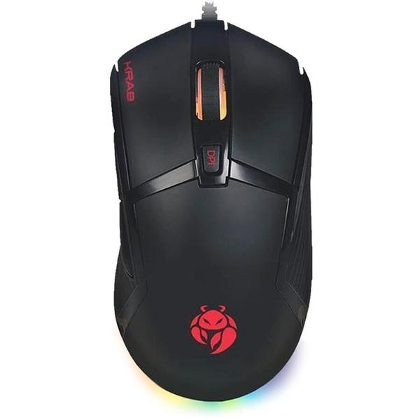 Imagem de Mouse Gamer Krab Chimera KBGMR50 RGB 24000DPI - Preto (com Cabo)