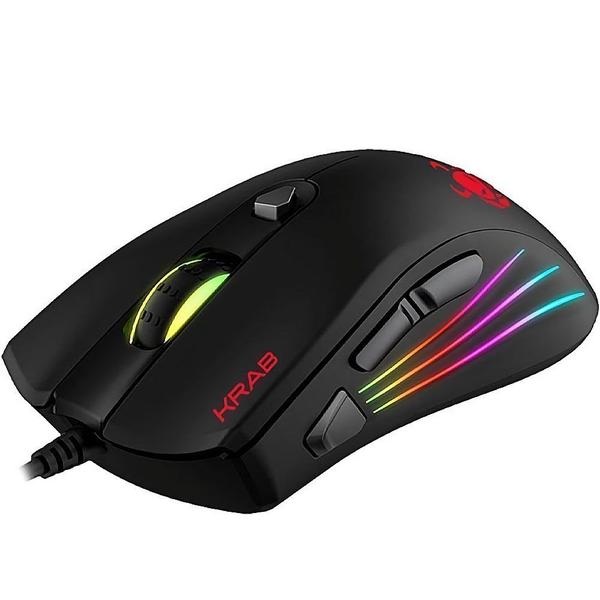 Imagem de Mouse Gamer Krab KBGMR20 Specter Backlight USB - Preto