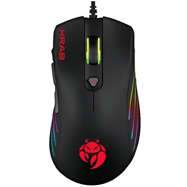 Imagem de Mouse Gamer Krab Specter KBGMR20 USB Ate 10.000 Dpi com Backlight RGB - Preto