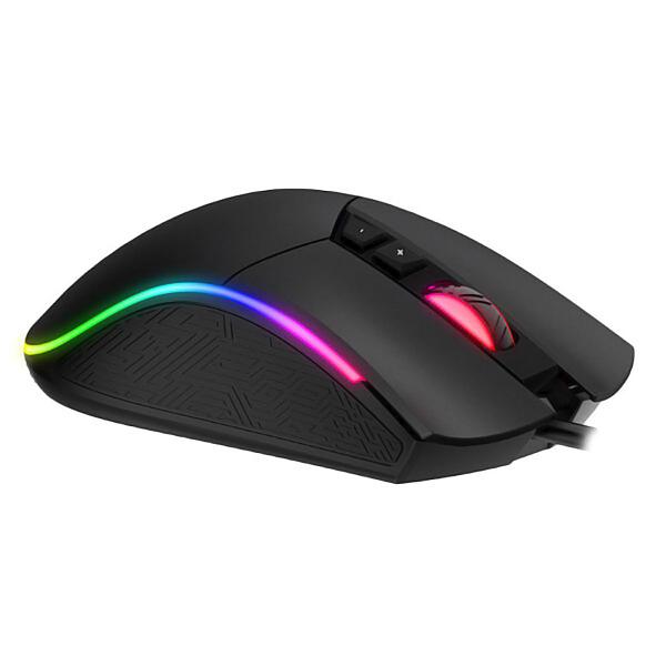 Imagem de Mouse Gamer LED 4800 DPI Com Fio USB 8 Botões