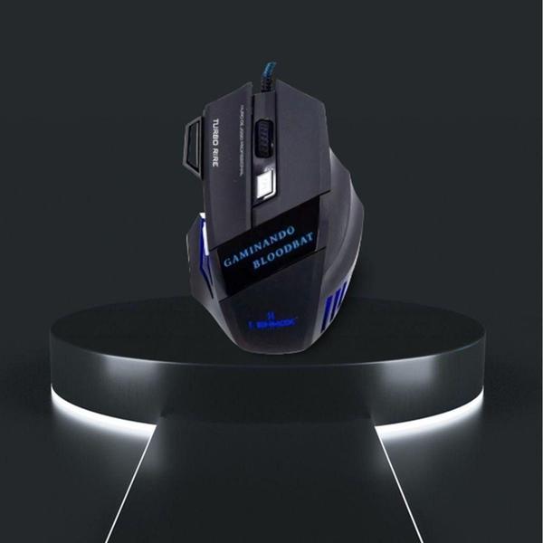 Imagem de Mouse gamer led eletrônico jogos e diversão online - Lehmox - G-Mouse