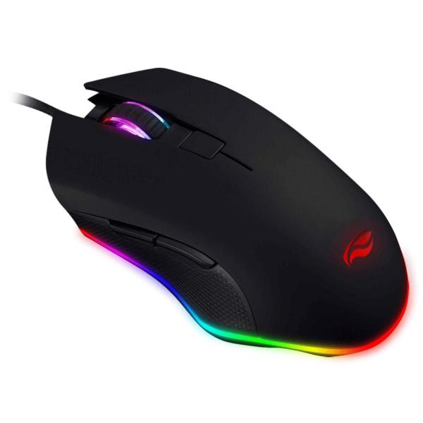 Imagem de Mouse Gamer LED RGB Software Macro 3200 Dpi com fio USB 6 Botões C3Tech MG-120Bk