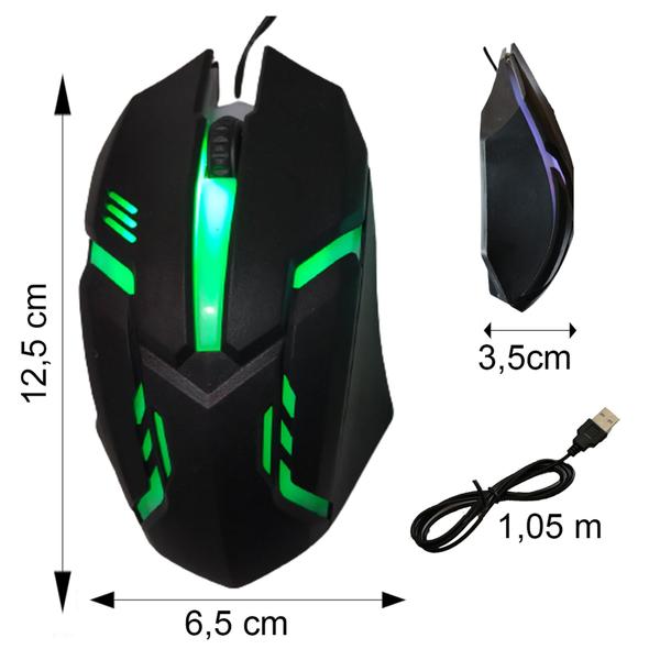 Imagem de Mouse Gamer Leds Luminosas