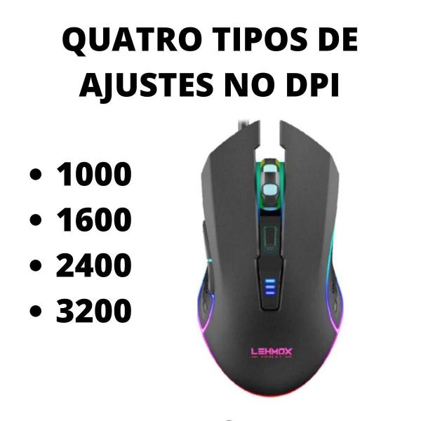 Imagem de Mouse Gamer Lehmox Gt-M10