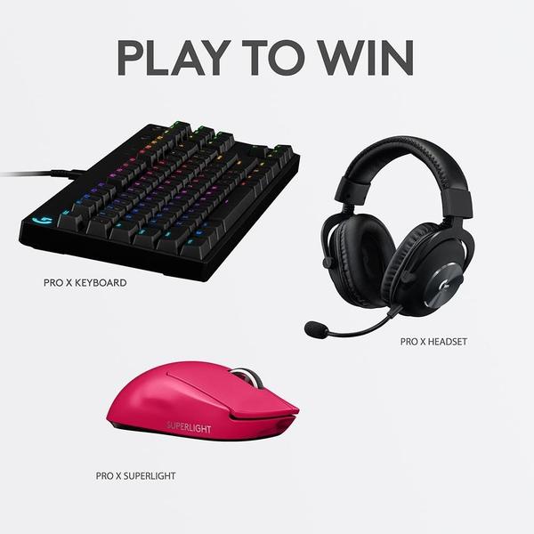 Imagem de Mouse Gamer Logitech G PRO X Superlight Magenta 910-005955