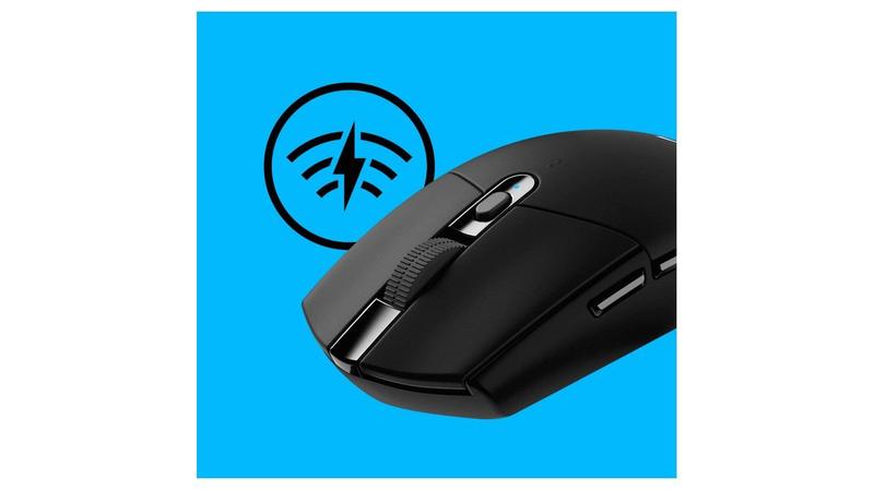 Imagem de Mouse Gamer Logitech G305 Hero Lightspeed 6 Botões 12000Dpi 910-005281 Preto - Logitech