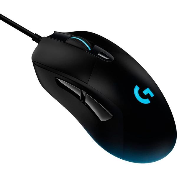 Mouse Gamer Logitech G403 Hero - com Fio - 25600 Dpi - 6 Botoes - Preto Imagem de Mouse Gamer Logitech G403 Hero - com Fio - 25600 Dpi - 6 Botoes - Preto