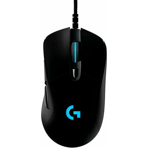 Mouse Gamer Logitech G403 Hero - com Fio - 25600 Dpi - 6 Botoes - Preto Imagem de Mouse Gamer Logitech G403 Hero - com Fio - 25600 Dpi - 6 Botoes - Preto