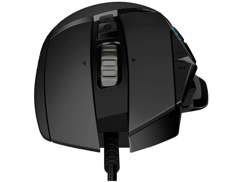 Imagem de Mouse Gamer Logitech Óptico 16000DPI 11 Botões - G502 HERO Preto