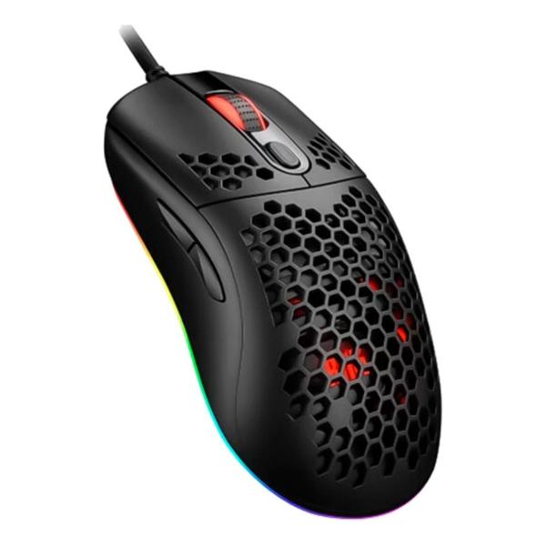 Imagem de Mouse Gamer Macro Colmeia 6200 Dpi 7 Botões Led Rgb Chroma