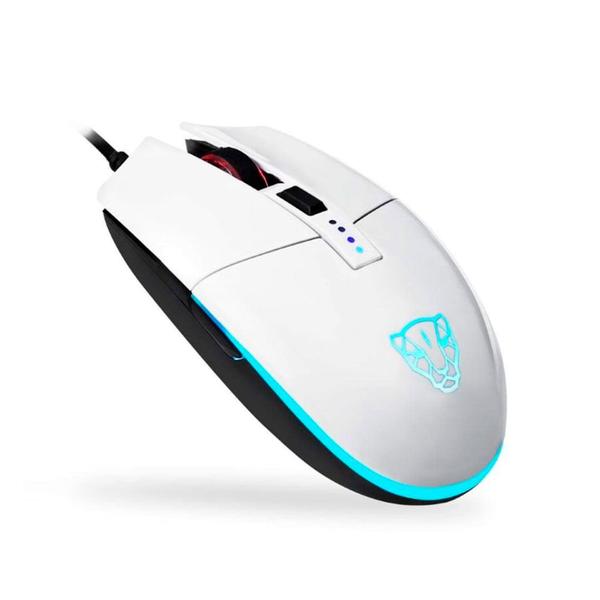 Imagem de Mouse Gamer Motospeed V50, Rgb, 4000 Dpi, Branco - Fmsms0005bro