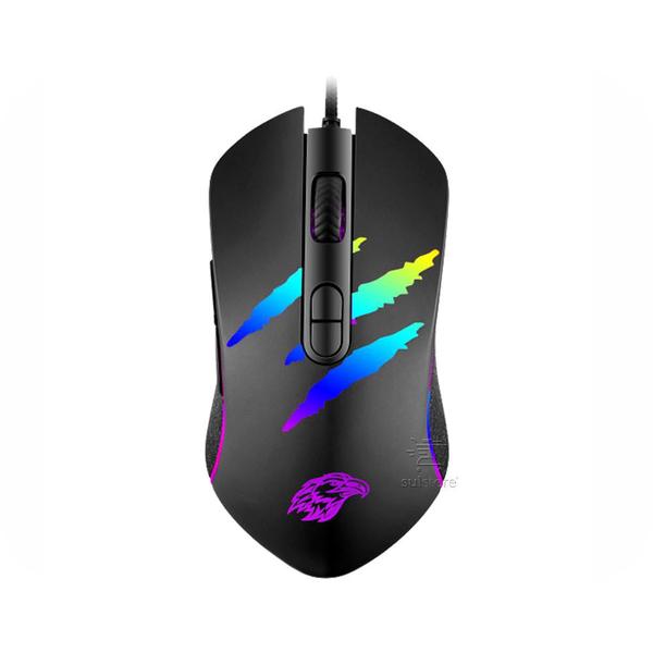 Imagem de Mouse Gamer Moya37 LED RGB 3200 DPI 7 Botões Programáveis K-mex