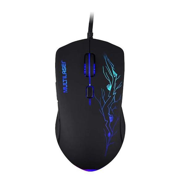 Imagem de Mouse Gamer Multilaser MO276 3200DPI 6 Botões USB Led Preto