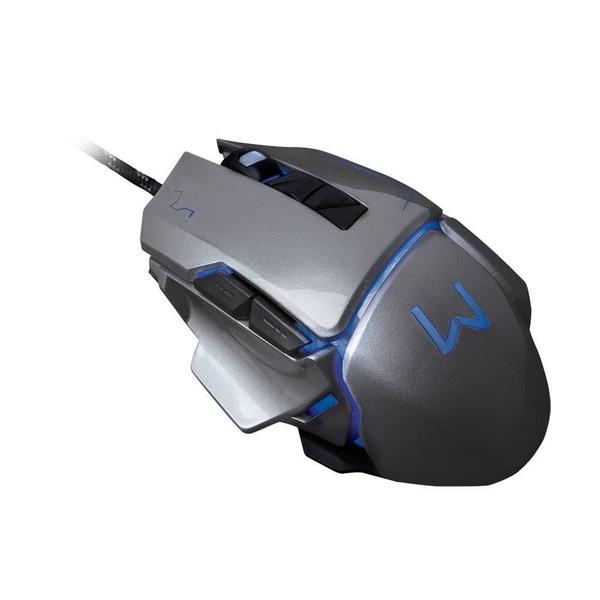 Imagem de Mouse Gamer Multilaser Warrior Ivor 3200dpi 7 Botões Mo262