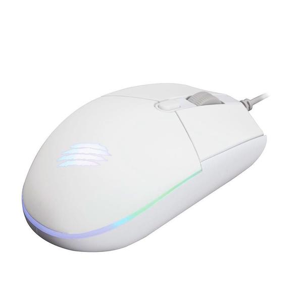 Imagem de Mouse gamer oex orium ms323 rainbow branco