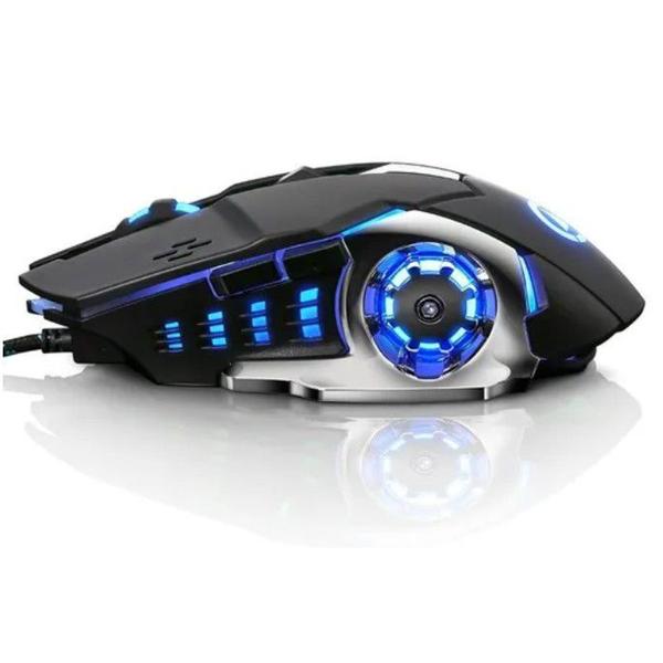 Imagem de Mouse Gamer Optico Led Rgb Usb 4000DPI T6