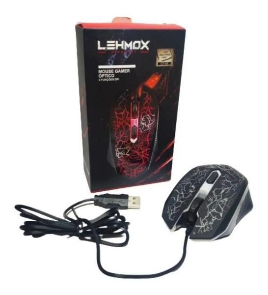 Imagem de Mouse Gamer Óptico Lehmox GT-M8