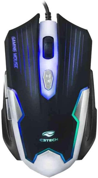 Imagem de Mouse gamer optico mg-11bsi preto/prata usb c3 tech