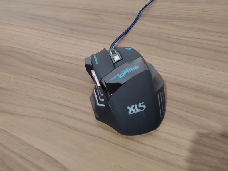 Imagem de Mouse Gamer Óptico XLS 3200DPI Led Rgb - 5 Botões