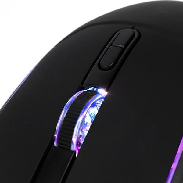 Imagem de Mouse Gamer Para Escritório Alta Qualidade Vinik Luz RGB Cabo 1,8m Para Fps Até 7200DPI Cor Preta Sensor Óptico Entrada USB