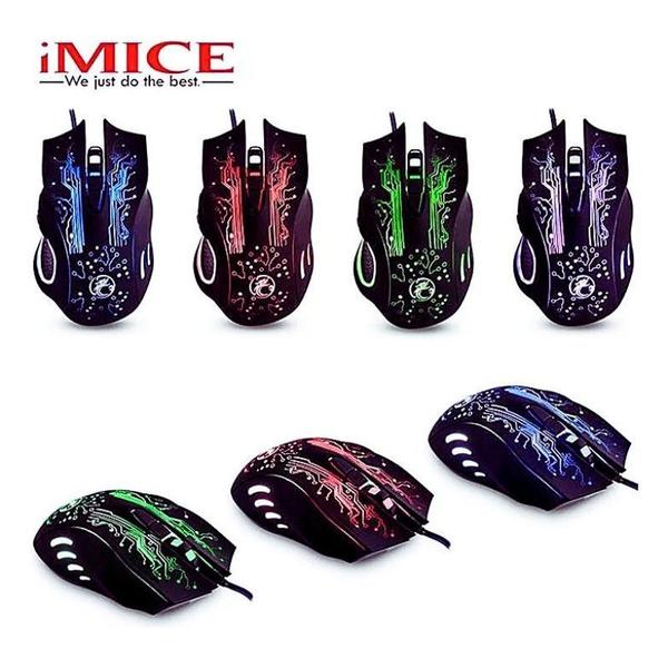 Imagem de Mouse Gamer Para Jogo Óptico Com Led Rgb Usb Multicolorido