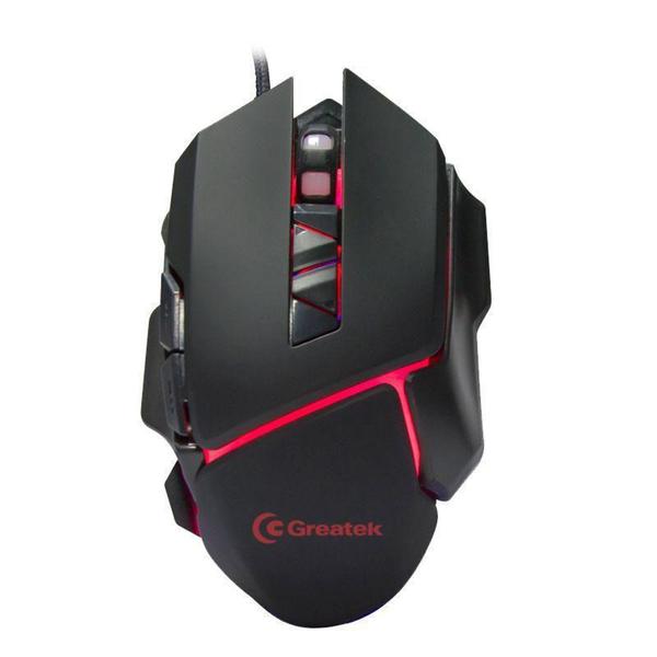 Imagem de Mouse Gamer Para Jogo Zeus Greatek 7 Botoes Rgb 3200dpi