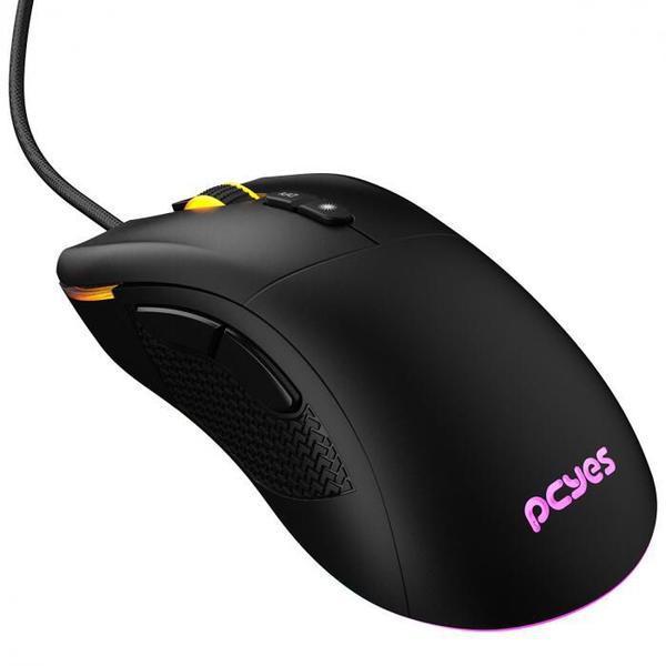 Imagem de Mouse gamer pcyes gaius - 12400 dpi - rgb - 6 botoes - pmggbv