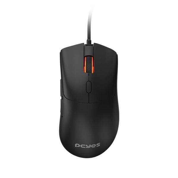 Imagem de Mouse Gamer Pcyes Hydrus Black Vulcan-12400 Dpi-Rgb 6 Botões