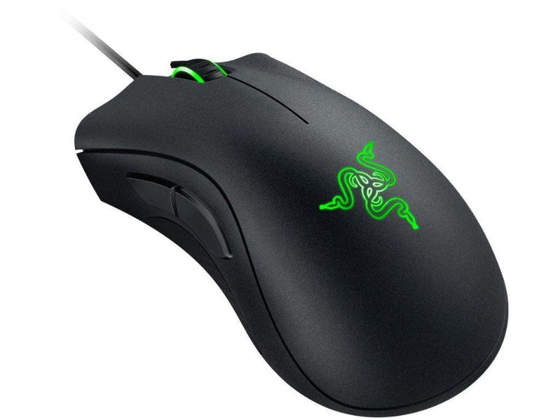 Imagem de Mouse Gamer Razer Deathadder Essential, Mechanical Switch, 5 Botões, 6400DPI - Preto