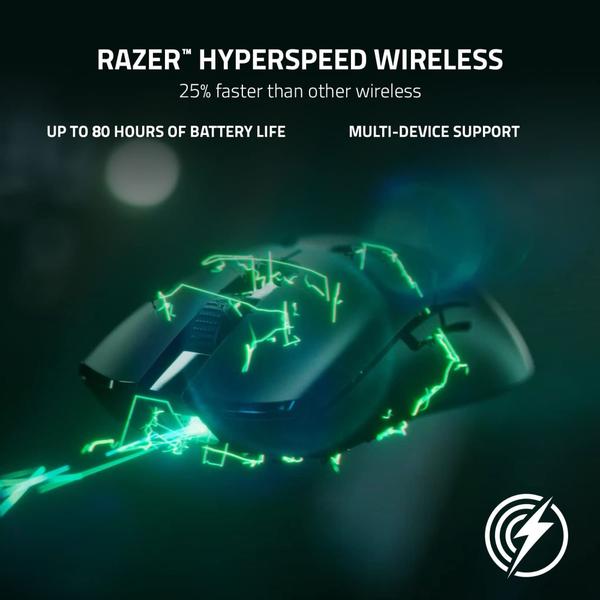 Mouse Gamer Razer Viper V2 Pro Wireless, 59g Ultraleve, 80Hr