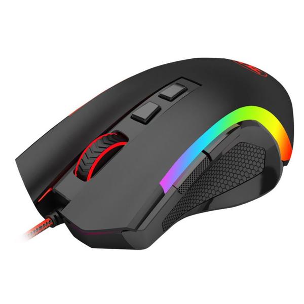 Imagem de Mouse Gamer Redragon 7200DPI RGB Griffin M607 - Preto