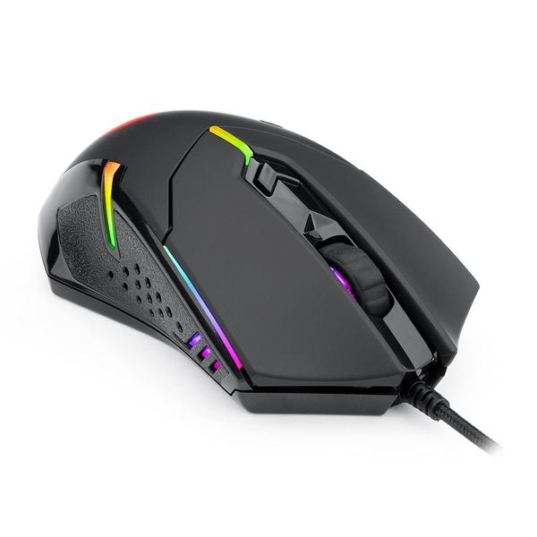 Imagem de Mouse Gamer Redragon Centrophorus 2 RGB, 7200DPI, 6 Botões, Preto - M601-RGB