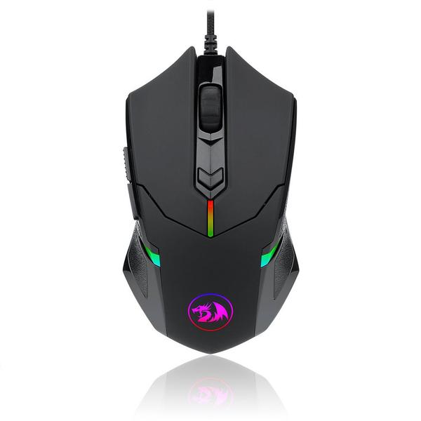 Imagem de Mouse Gamer Redragon Centrophorus 2 RGB, 7200DPI, 6 Botões, Preto - M601-RGB