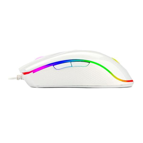 Mouse Gamer Redragon Cobra 10000DPI RGB Branco Imagem de Mouse Gamer Redragon Cobra 10000DPI RGB Branco