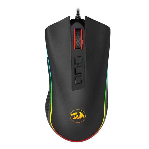 Imagem de Mouse Gamer Redragon Cobra Preto RGB M711 V2 12400 DPI