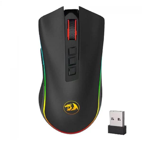 Mouse gamer redragon cobra pro rgb wireless - m711-pro preto