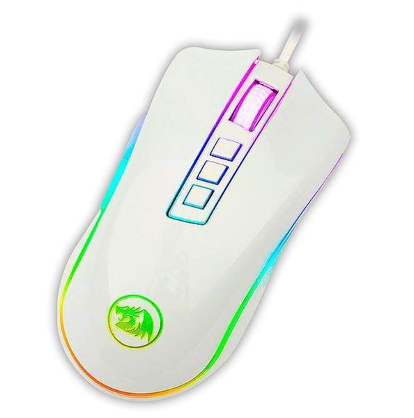 Imagem de Mouse Gamer Redragon Cobra RGB 7 Botões 10000DPI Lunar White M711W