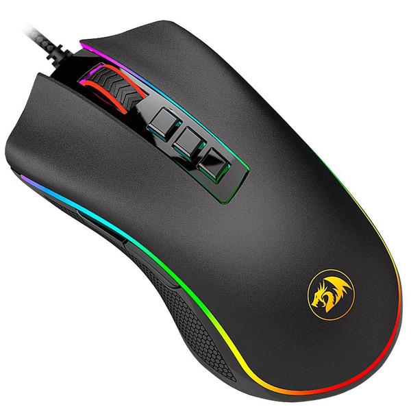 Imagem de Mouse Gamer Redragon Cobra RGB Preto