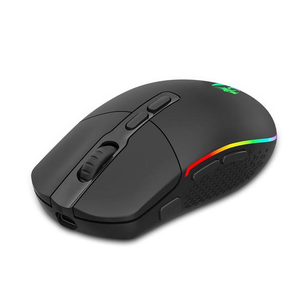 Imagem de Mouse Gamer Redragon Invader Pro Preto Wireless  RGB