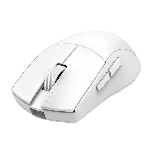 Imagem de Mouse Gamer Redragon King Pro 2600DPI Wireless Bluetooth 7 Botões Branco 