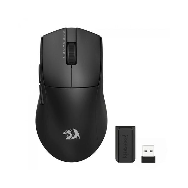 Imagem de Mouse Gamer Redragon King Pro 4k, Wireless, Bluetooth, 26000dpi, 7 Botões, Polling Rate 4000hz, Preto M916-pro-4k