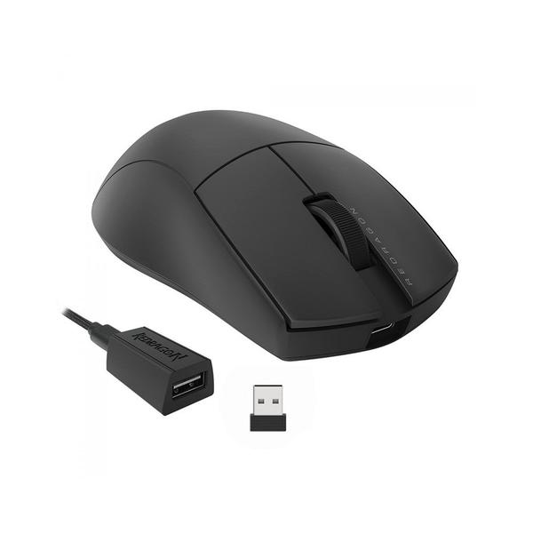 Imagem de Mouse Gamer Redragon King Pro 4k, Wireless, Bluetooth, 26000dpi, 7 Botões, Polling Rate 4000hz, Preto M916-pro-4k