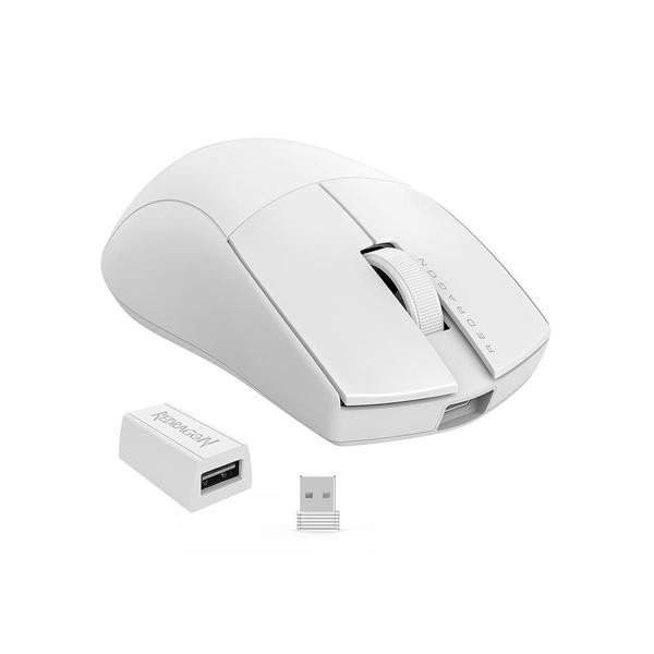 Imagem de Mouse Gamer Redragon King Pro Sem Fio Branco M916W-Pro-1K