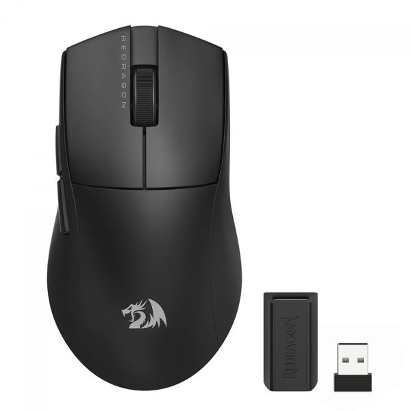 Imagem de Mouse Gamer Redragon King Pro Wireless/BT 26000DPI 1000hz Preto - M916-PRO-1K