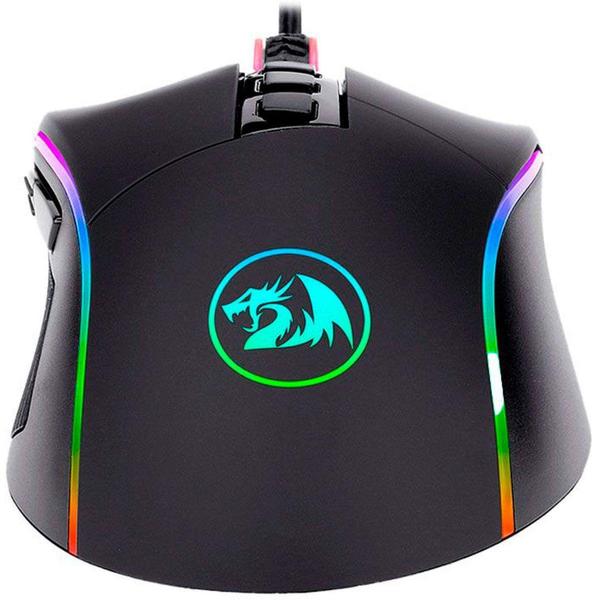 Imagem de Mouse Gamer Redragon LoneWolf 2 M721-PRO - 32000dpi - com LED RGB - 10 Botões Programáveis