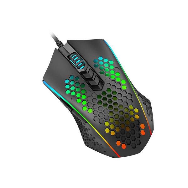 Imagem de Mouse Gamer Redragon Memeanlion Honeycomb RGB Preto M809-K