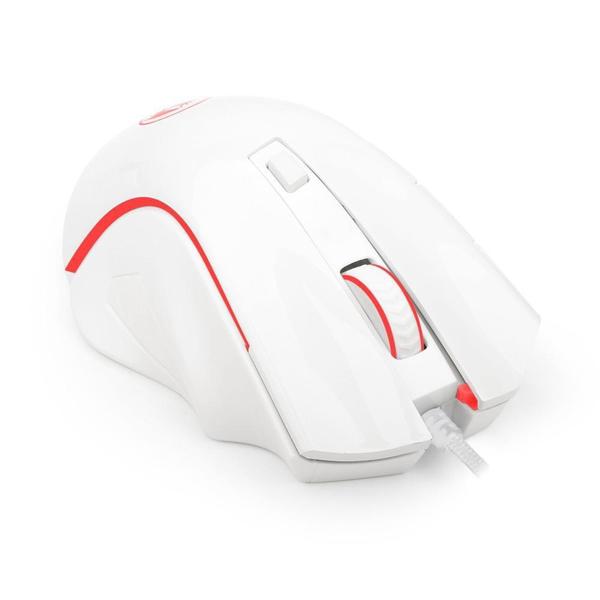 Imagem de Mouse Gamer Redragon Nothosaur, 3200DPI, Com LED, Branco - M606W