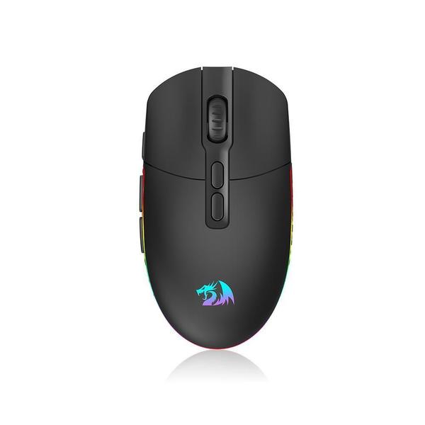 Mouse Gamer Redragon Sem Fio Invader Pro Preto M719-Rgb-Pro