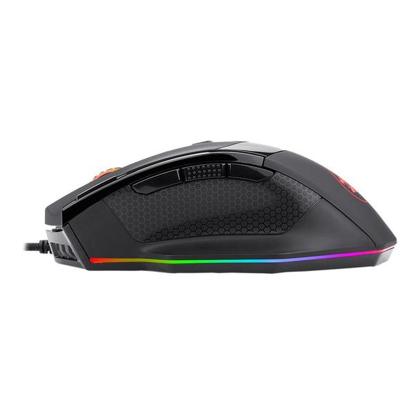 Imagem de Mouse Gamer Redragon Sniper, RGB, 9 Botões, 12400DPI - M801-RGB